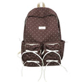 Factory direct backpacks: trendy japanese polka dot design, high-value travel gear, promotional gifts, and backpacks