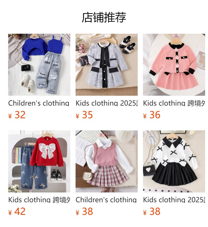 Kids clothing  cross-border new arrivalfashionspring & fallgirl denim long sleevesoutwear one-piece pants