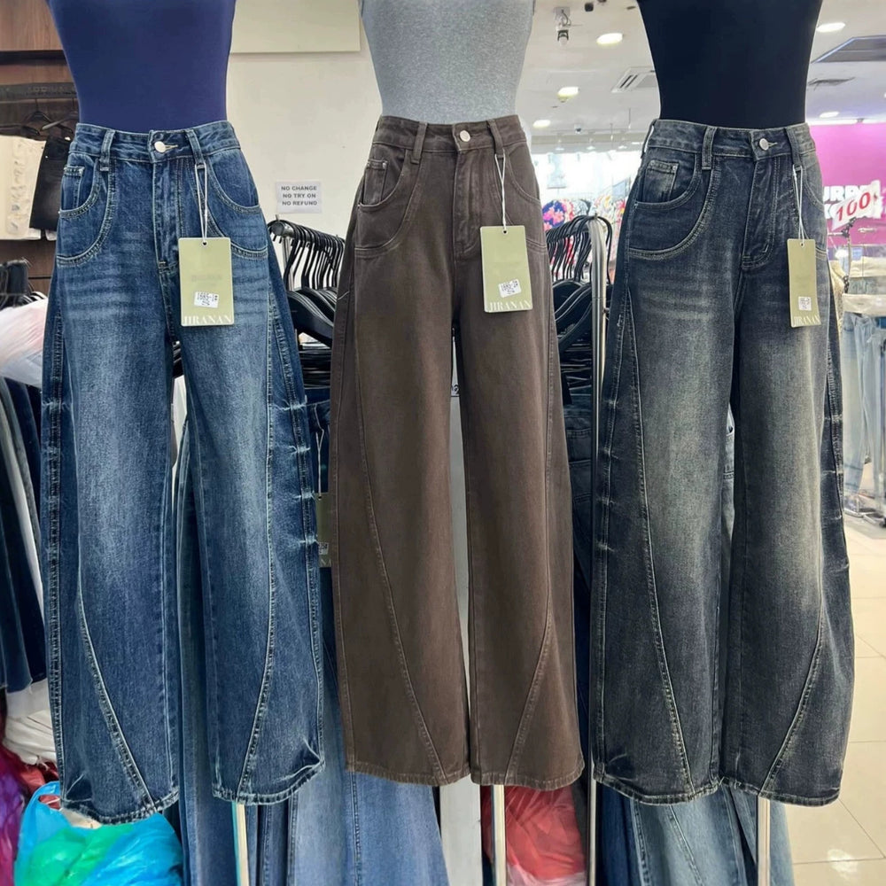Cargo jeans women's jeans wholesale available boyfriend jeans loose pants for women