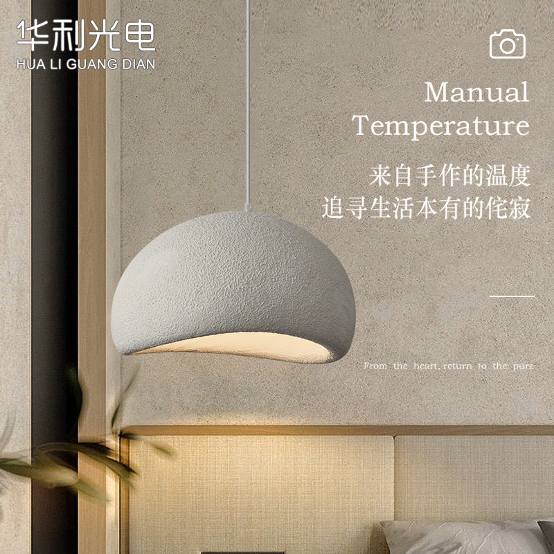 Wabi Silent Wind Chandelier Cream Wind Clothing Store Model Room B & B Restaurant Hotel Empty Villa Living Room Restaurant Lighting