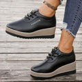 autumn new collection chunky platform leather loafers - women's low-top fashion casual shoes - high-quality export
