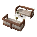 Business office club hotel lobby reception guest direct row sofa coffee table combination booth casual negotiation sofa