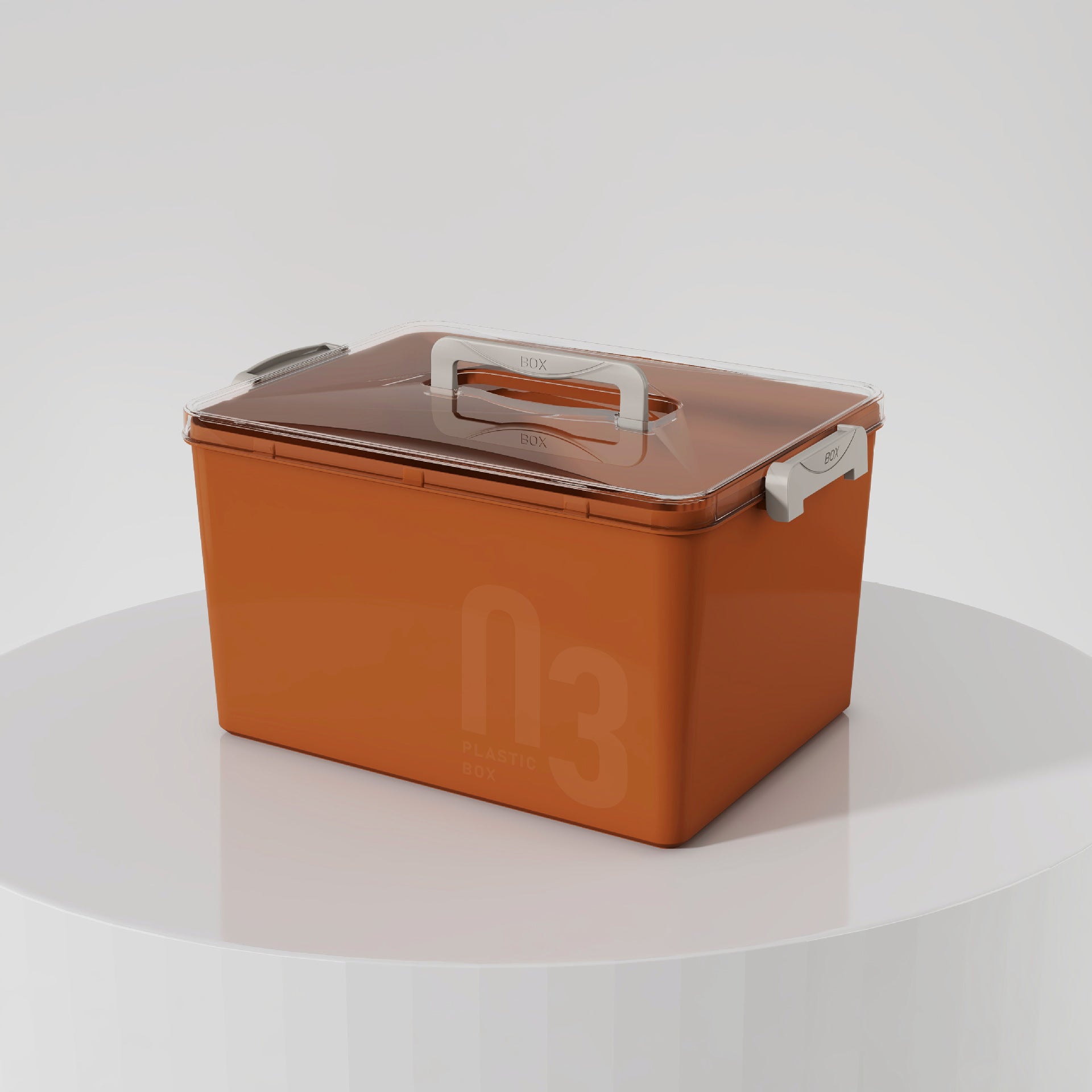 Optional color storage box Household solid color plastic PET finishing box Snacks clothes storage custom storage box