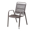 Rattan backrest chair for home chair plastic stool thickened backrest casual chair dormitory for home dining chair mahjong chair
