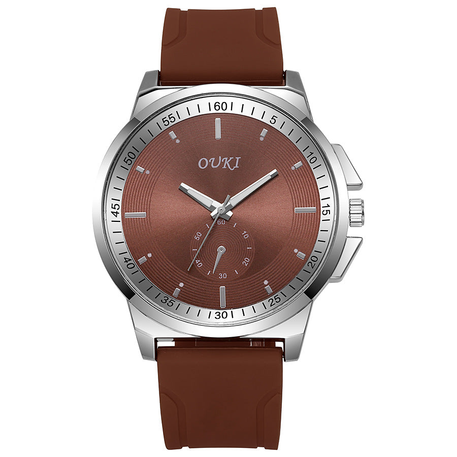 Ouki new men's watch - cross-border hot seller, men's quartz watch, round fashion watch, wholesale men's watches