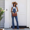 Processing personalized hot-selling new arrivaljeansfashion overalls bell bottoms silmslimming look women's denim overalls