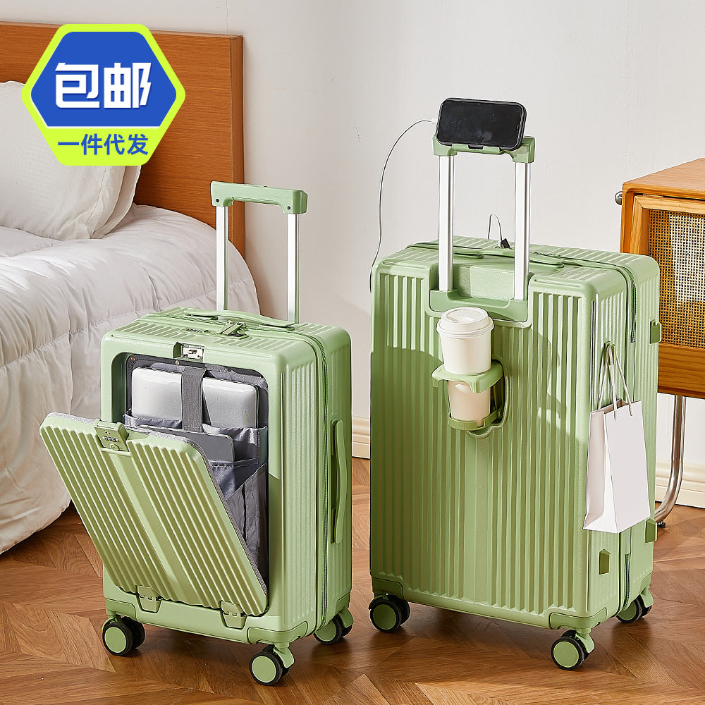 One piece is free shipping, spot delivery, multi-functional suitcase 20-inch boarding case, suitcase 24-inch universal wheel trolley case.