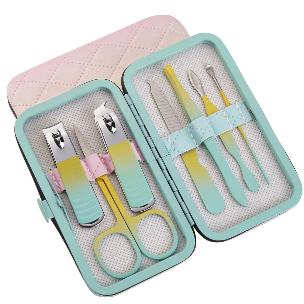 Premium stainless steel nail clipper set wholesale - complete manicure and grooming kit