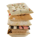 All-season square chair cushion - home, classroom, student stool pad - non-slip base - kids' floor mat