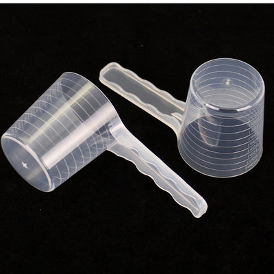 Plastic measuring spoon 100ml measuring cup facial mask spoon feed fertilizer pesticide laundry detergent explosive salt water 100g