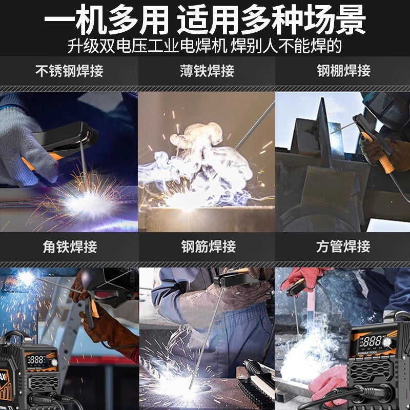220v portable mini welding machine for home use, 315 dual voltage industrial grade all-copper 380v welder