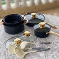 Non-stick pan set-with silicone tableware