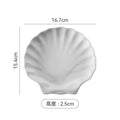 Insaccessible luxury jewelry storage ceramic display tray desktop entrance key ring storage tray photo prop tray