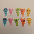 10pc [standing bear] opp bag