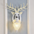 European style wall lamp angel bedroom bedside lamp living room tv background wall creative elephant lamp aisle deer head lamp