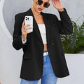 Fashion cross-border   small suit fall and winterolwork clothing lapel silmcardiganelegant suit