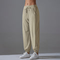 Clearance: original yarn ice silk cooling yoga pants - slim fit, sun protection, women's summer anti-uv elastic ankle-length pants