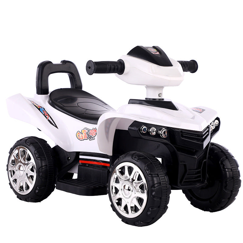 Manufacturer spot children's electric beach car four-wheeled outdoor off-road vehicle 1-3-5 year old baby charging remote control motorcycle