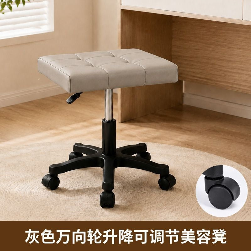 Pulley rotate adjustable beauty lunch break footrest adjustable manicure office footrest household tiptoe stool