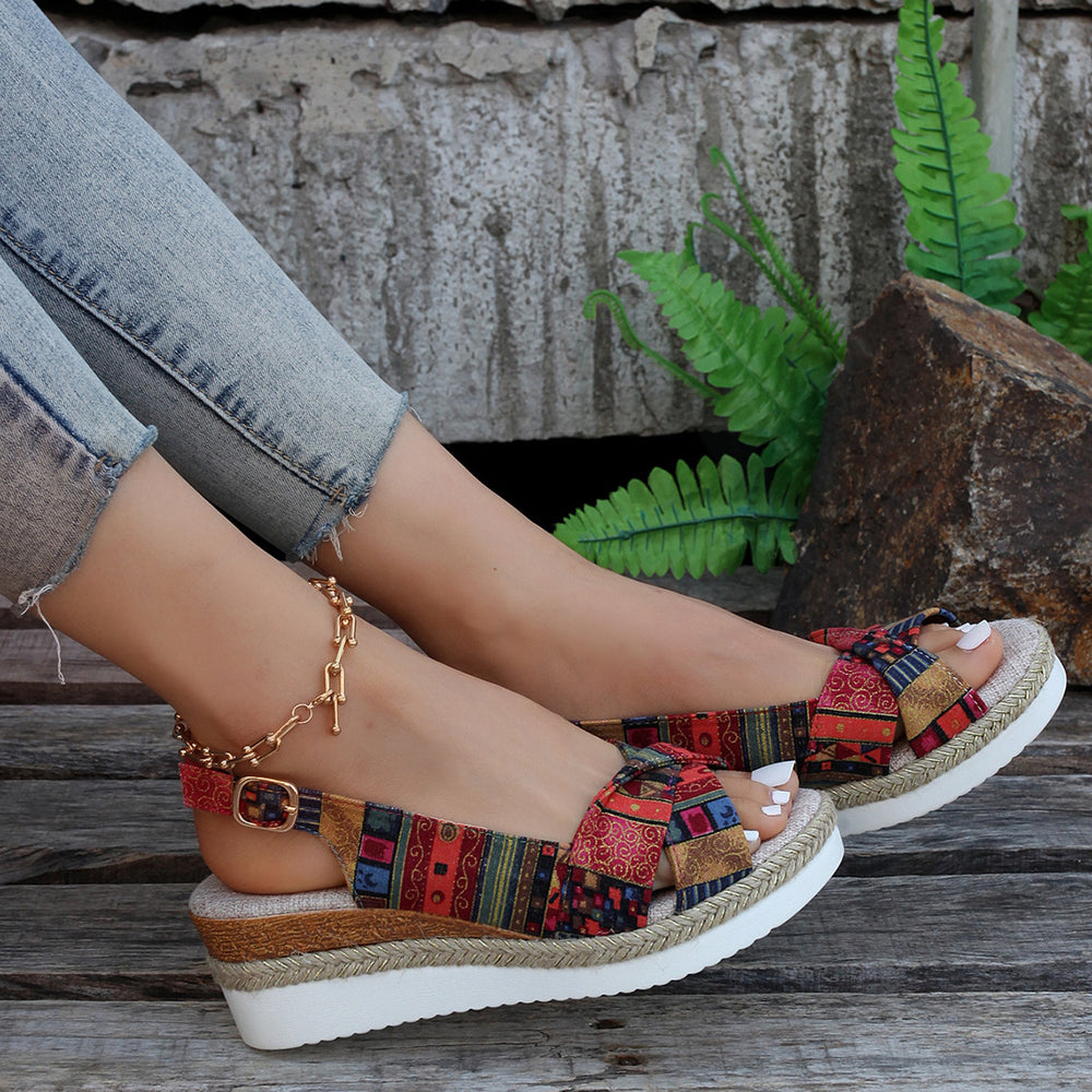 summer new arrival: cross-border women's eaby comfortable platform sandals, sizes 40-43, lightweight buckle strap peep-toe sandals - now available!