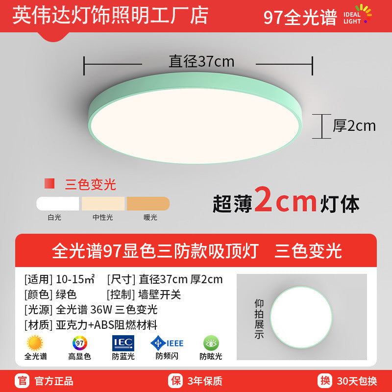 Macaron 1ed ceiling lamp kitchen balcony entrance door entrance lamp corridor aisle round modern casual lamp