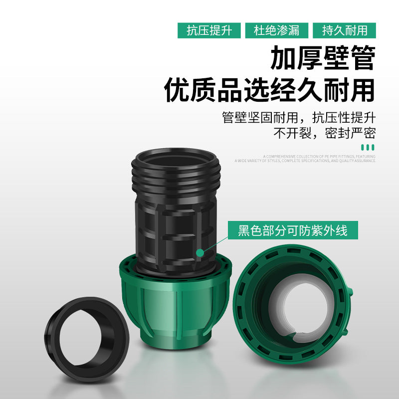 Baolian ppr heat-free quick connector pe pipe accessories water pipe interface elbow direct tee 4/6 branch pipe fittings
