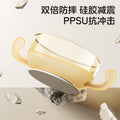 Baby elephant baby food bowl newborn ppsu bowl suction cup baby special silicone soft spoon rice paste food bowl