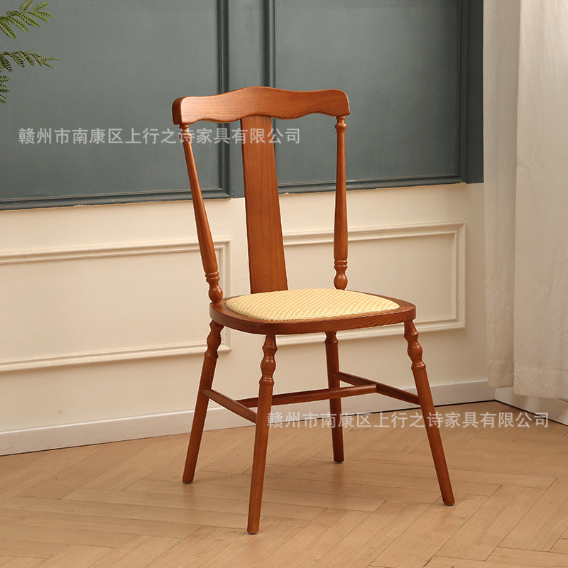 Italian dining chair - modern minimalist light luxury dining table and chair set - designer style nordic 2025 new arrival dining stool