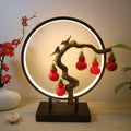 New chinoiserie gourd table lamp bedroom bedside lamp living room entrance office hotel five blessings bring in wealth and treasure fortune ornaments