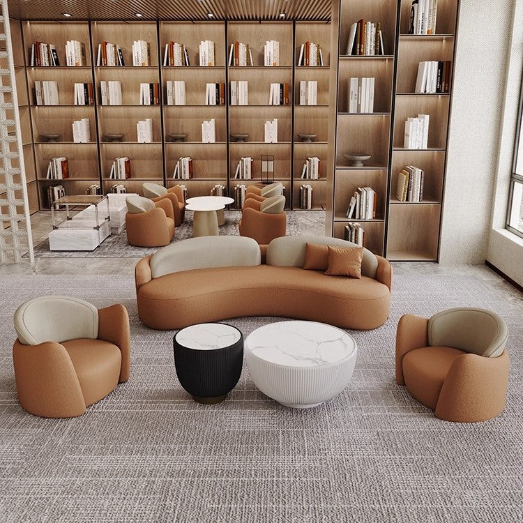 Luxury hotel lobby sofa set - ideal for clubs, hotels, b&bs, offices, waiting areas, reception, and meeting spaces