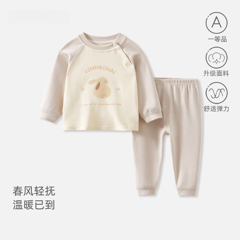 Babibele autumn baby thermal underwear set - kids' warm innerwear, toddler & infant base layers, baby clothes