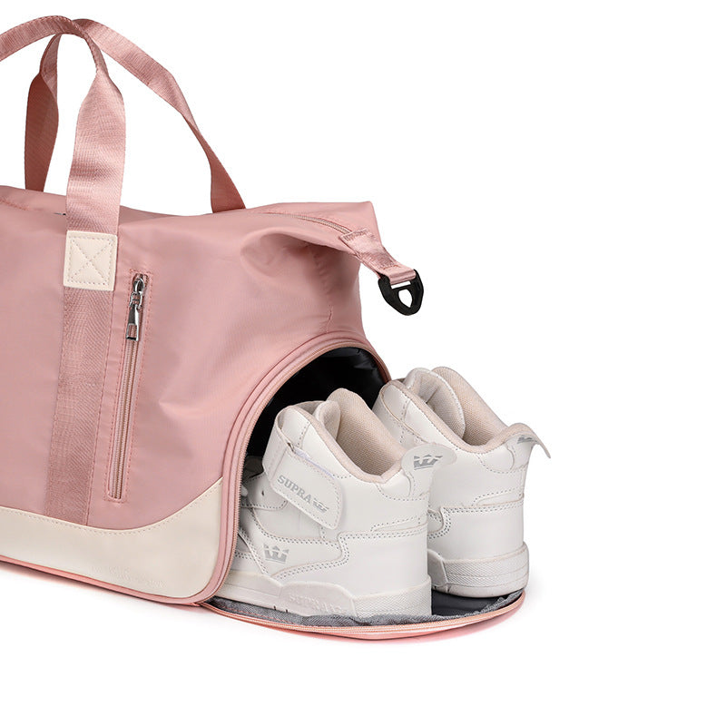 Fitness bag wholesale, large capacity portable sports swimming yoga short trip bag women's messenger bag boarding bag