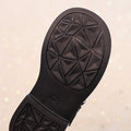 Vancahao kids' black single shoes -  autumn new collection - girls' fashion beaded bow patent leather princess shoes
