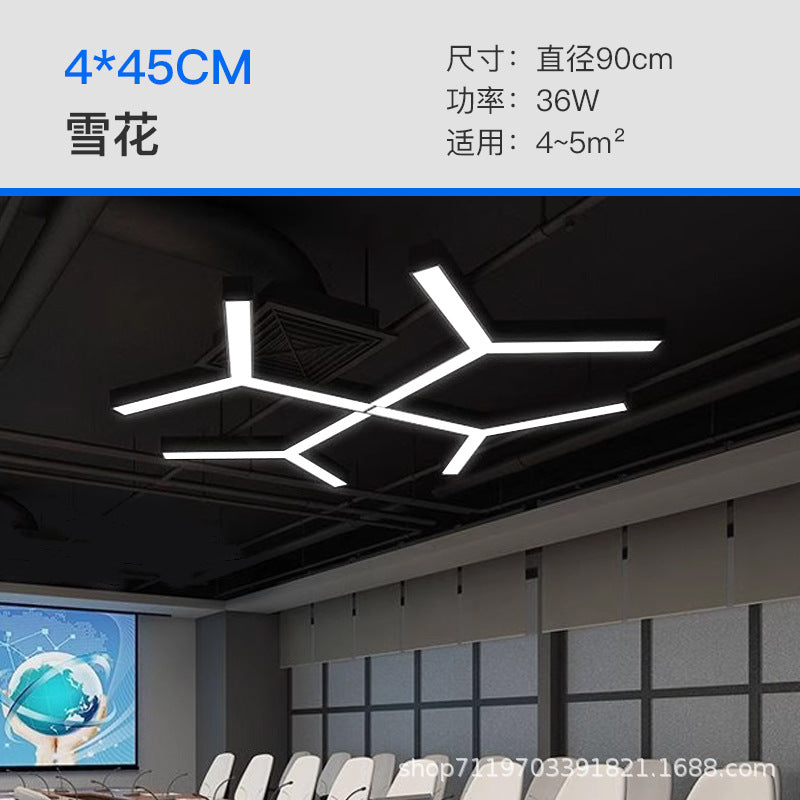 Y-shaped chandelier creative special-shaped office gym e-sports room supermarket playground video game city commercial modeling light