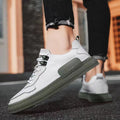 New men's handmade stitching casual shoes - trendy, versatile skate shoes - korean style fashion sneakers