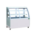 Cake display case - commercial air-cooled refrigerated showcase for cake shops, dessert parlors, and bubble tea shops