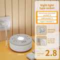 Us standard travel adapter power strip with 4 outlets, pd usb, for home use in the us, canada, and mexico