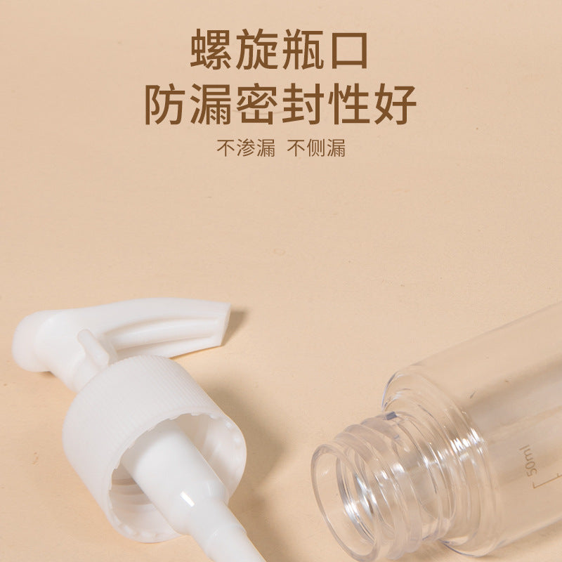 Colorful fenling can be oem processed travel empty bottles 50ml pet refill bottles travel business spray bottles plastic bottles