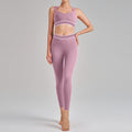 new arrival yoga clothes high waist hip lift tummy control slimming look sling beautiful back running sports intimates bra suit for women