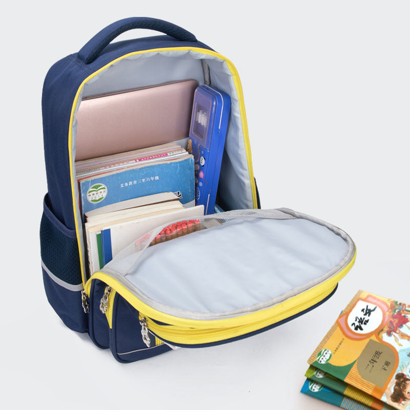 New authentic little yellow duck backpack - elementary school backpack for grades 1-6 - lightweight, spine-protecting, minimalist kids' backpack