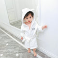 Kids bathrobe coral velvet spring & fallwinter children's bath towel baby boy pajamas boys and girls nightgown home clothes trendy