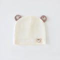 Star and moon bear baby hat (beige) summer style