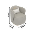 Commercial curved leather sofa office reception coffee table hotel sales center beauty salon reception negotiation table and chair set