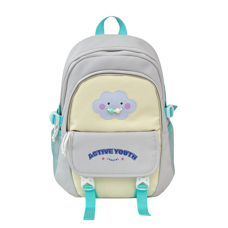 Backpack Simple large-capacity backpack Japanese junior high school student schoolbag High value backpack Travel backpack