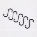 Space aluminum solid s-shaped hook kitchen utensil hook kitchen storage rack small hook accessories movable s-shaped single hook pendant