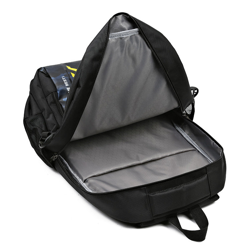 Manufacturers wholesale new backpacks for primary and secondary school students, large-capacity backpacks, casual and simple boys and girls, junior high school students schoolbags