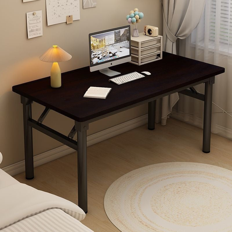 Casual folding table rental house desktop computer table simple dining table for home reinforced double beam installation-free study table