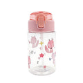 Cute printed kids' water bottle - portable, drop-proof, cartoon plastic cup - stylish and adorable sports tumbler