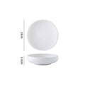 Byron minimalist high-end ceramic bowls, plates, and dishes - creative tableware for hotels, restaurants, and home use - western cuisine steak plates and dessert plates
