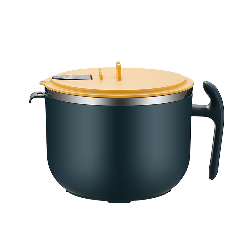 Instant noodle bowl, one piece of delivery mug set, stainless steel fast food bento box, instant noodle cup tableware creativity